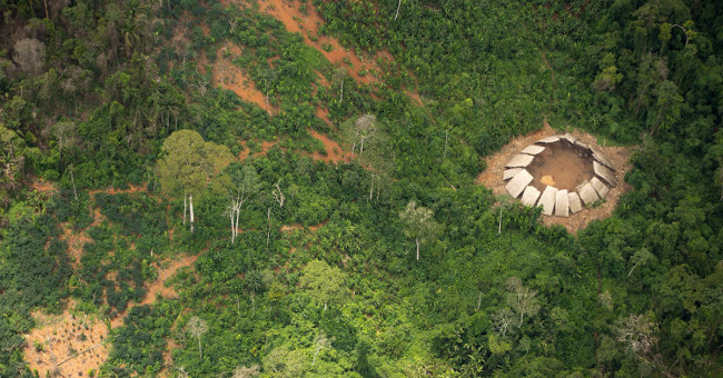 The nearly extinct tribe was discovered in the Amazon forest