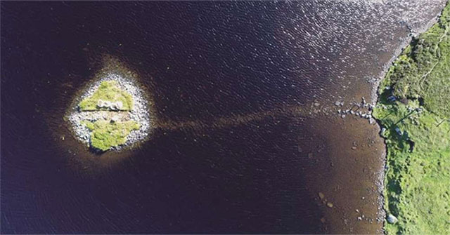 The Neolithic people created artificial islands from ... 5,600 years ago