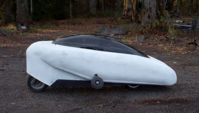 The new car is capable of self-balancing