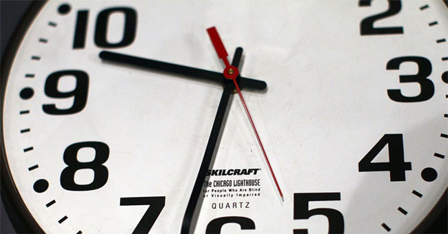 The new clock corrects the timing