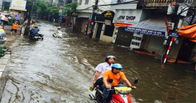 The North and Hanoi continue to have heavy rains, Yen Bai and Lao Cai are at risk of flash floods