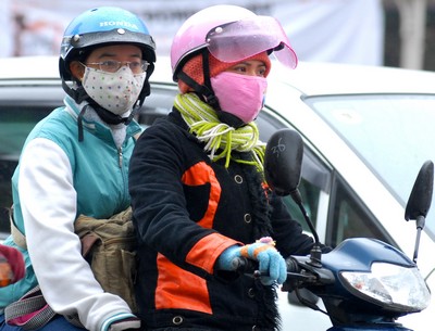 The North and the North Central Region are very cold, scattered with showers