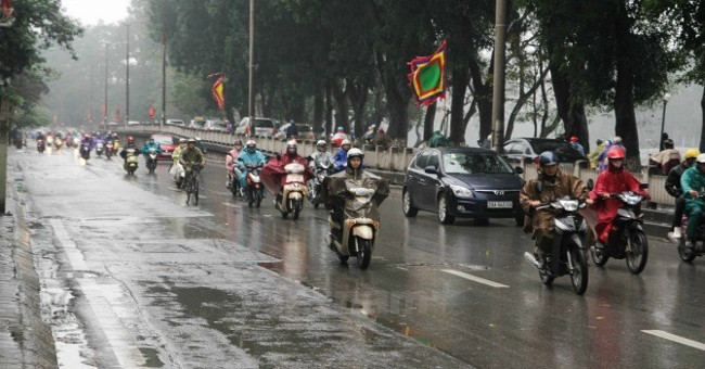 The north received cold air to strengthen and recur cold weather
