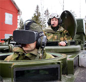 The Norwegian army is equipped with the Oculus Rift virtual reality glasses