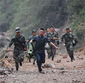 The number of people killed by earthquakes in China increased to more than 200