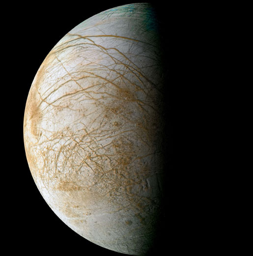 The ocean is located very deep on Jupiter's satellite