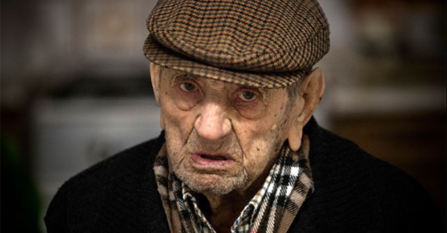 The oldest man in the world has yet to feel old