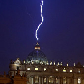 The omen in the Vatican?