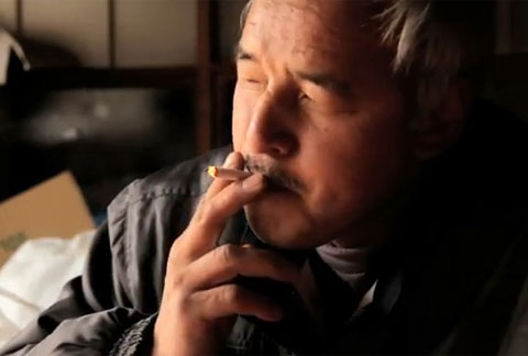 The only person living in the dead land near Fukushima