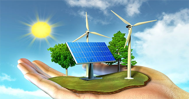 The origin of all kinds of renewable energy in the world and the exploitation process