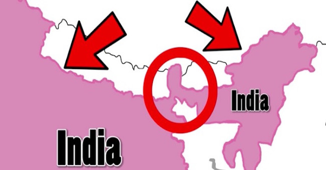 The origin of the monstrous shape of the nations today