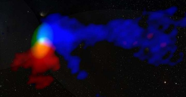 The original star creates tornadoes in the universe