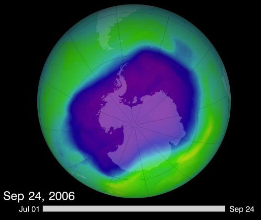 The ozone layer has started to recover?