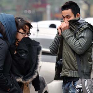 The pace of life slows down because of the cold