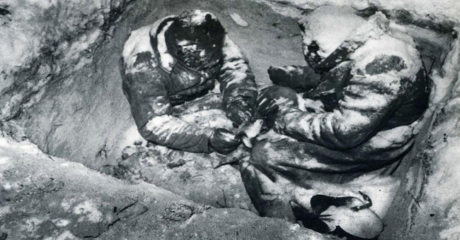 The paradox of self-liberating victims when they are about to freeze to death