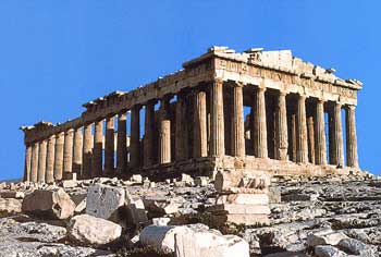 The Parthenon was once a masterpiece of color