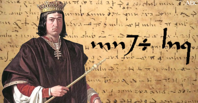 The password of the king of Spain was destroyed after 500 years