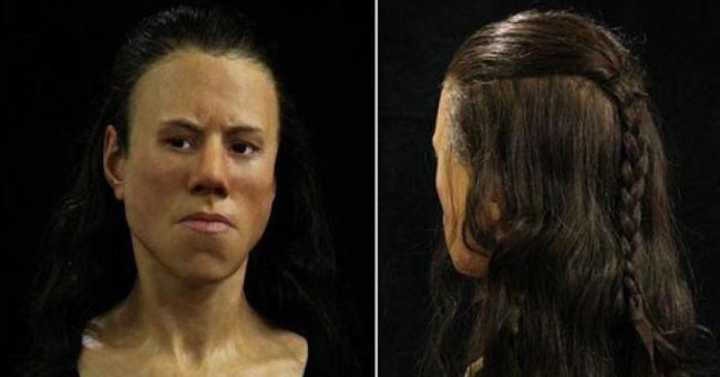 The perfect beauty of an 18-year-old girl living at 9,000 years ago