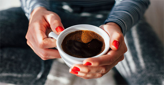 The perfect time to drink coffee - just awake and still not sleepless at night