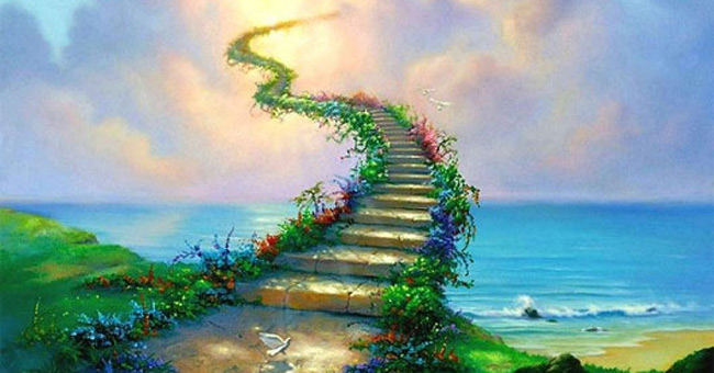 The phenomenon of 'seeing heaven' through the words of the dead goes back to life