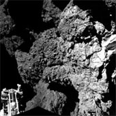The Philae robot sends signals from comets to Earth
