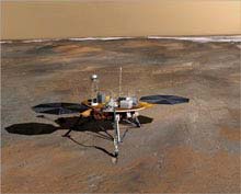 The Phoenix probe is ready to take off on Mars