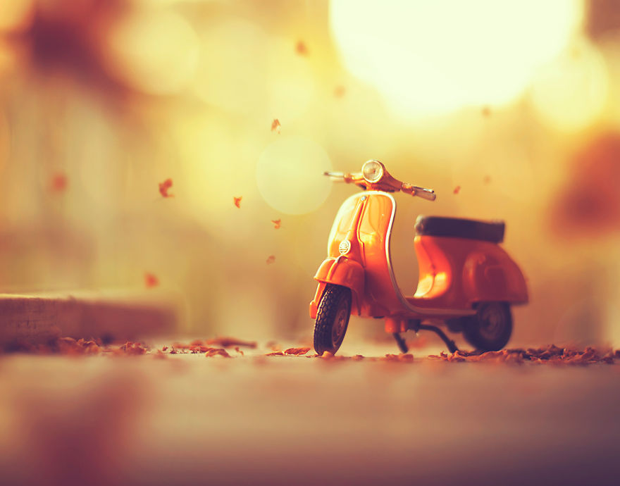 The photo set is inspired by the impressive cars