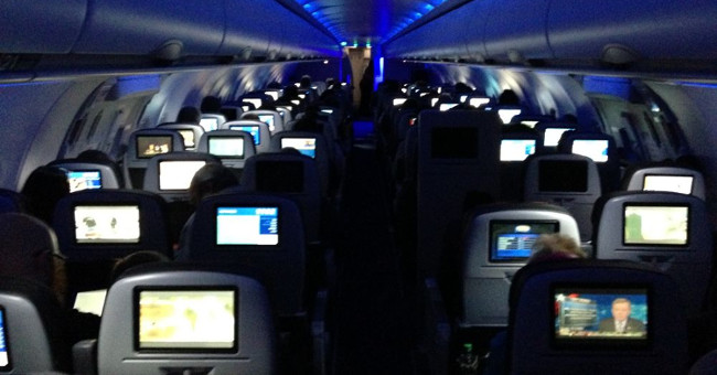The pilot revealed the reason for dark lights when the plane landed