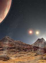 The planet has ... 3 suns