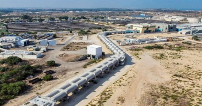 The plant turns waste water into an irrigation source in the Israeli desert