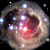 The 'poison' image of a massive explosion in the universe