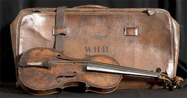 The priceless 'treasures' sink deep into the ocean with the Titanic