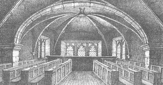 The prison for witchcraft in Scotland in the 15th century
