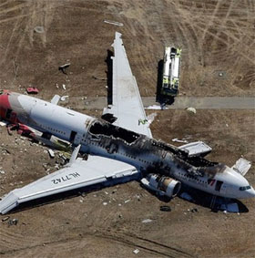 The probability of an aircraft having an accident is 0.00001%