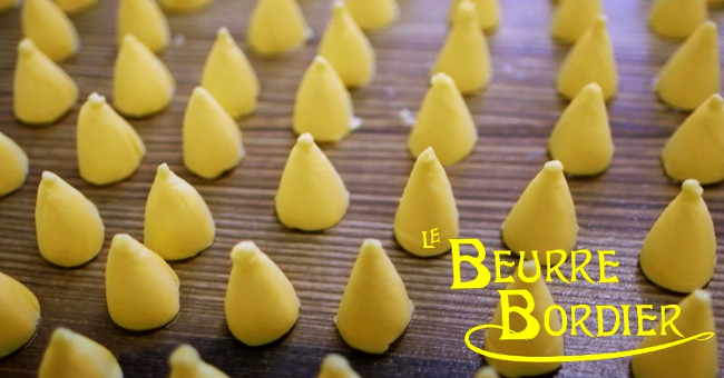 The process of making butter