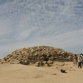 The pyramid is older than Giza