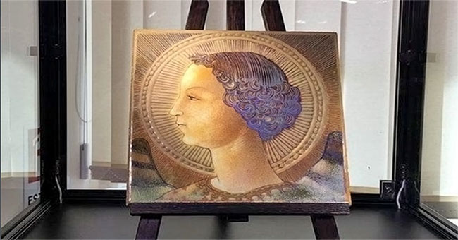 The question about Leonardo Da Vinci's oldest painting