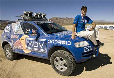 The race of self-driving robots