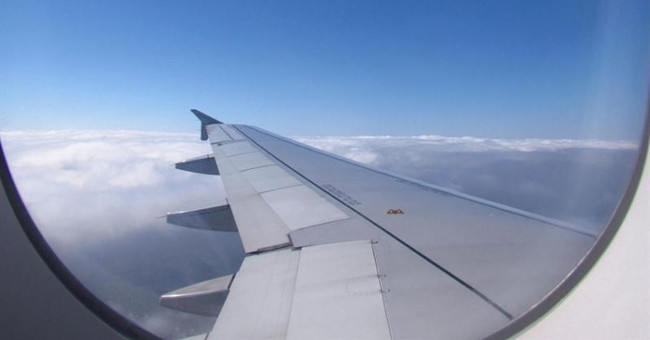 The reason for opening an airplane window curtain at takeoff