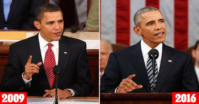 The reason for President Obama's hairlessness after 8 years as President of the United States