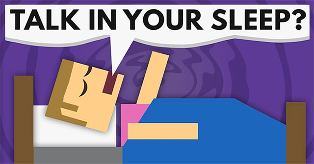 The reason humans talk during sleep