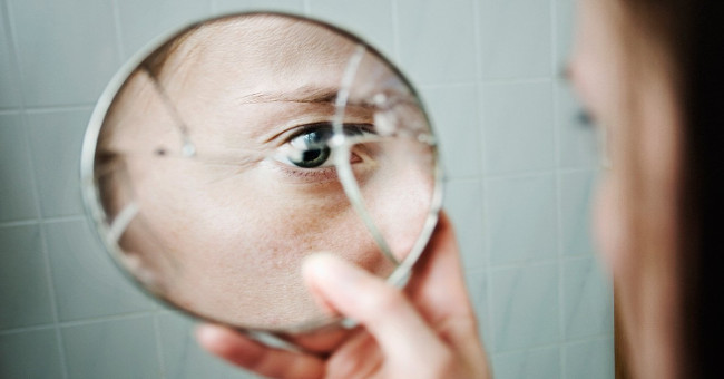 The reason many people believe that breaking a mirror brings bad luck