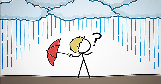 The reason most of the rain never touches the ground