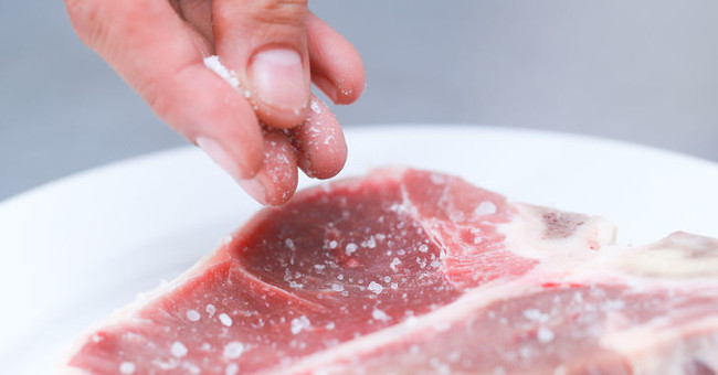 The reason we often put salt in food