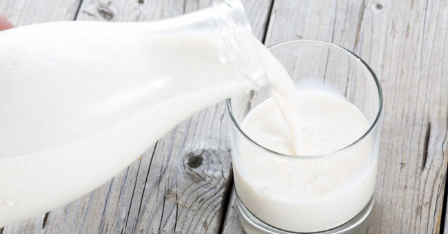 The reason you feel uncomfortable when drinking milk
