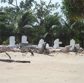 The remains were swept away by sea level rise