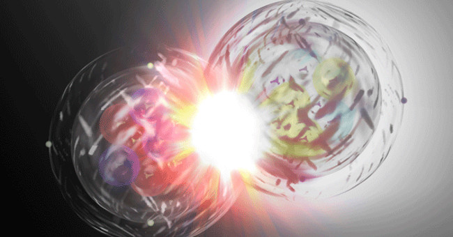 The researchers first successfully measured the color of antimatter