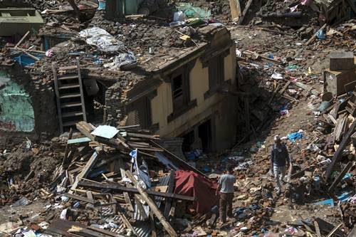 The Richter 7.3-degree earthquake shook Nepal