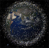 The risk of meteorites and cosmic waste threatens the Earth