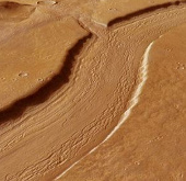 The river is 1,500km long, once flowing on Mars